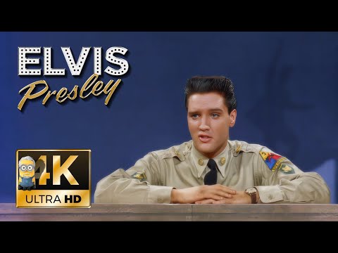 Elvis Presley - Wooden Heart ⭐UHD⭐ (1960) AI 4K Enhanced