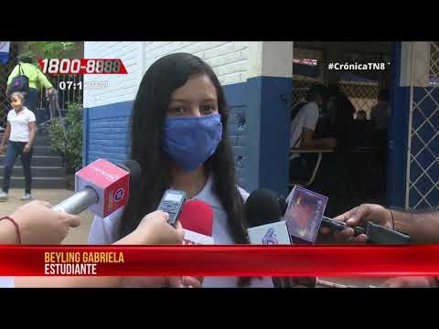 Alumnos de Managua contentos con retorno a clases por 2do semestre – Nicaragua