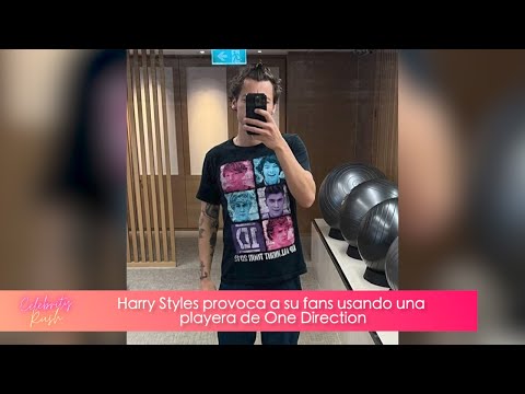 Celebrity Rush: Harry Styles emociona usando playera de One Direction