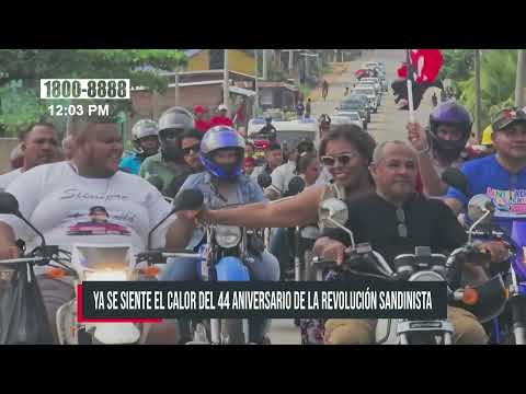 Ya se siente el calor del 44 aniversario de la Revolución Sandinista en Bilwi - Nicaragua