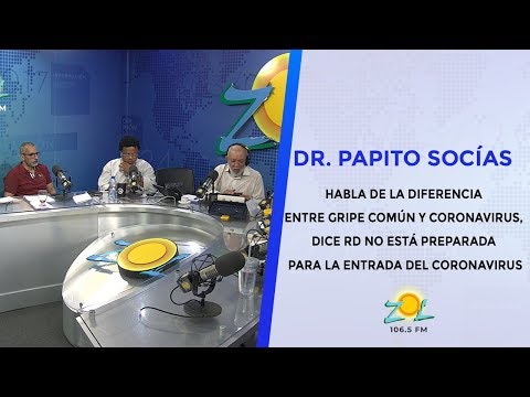 Dr. Papito Socías RD no esta preparada para el coronavirus y si llega va haber una tragedia