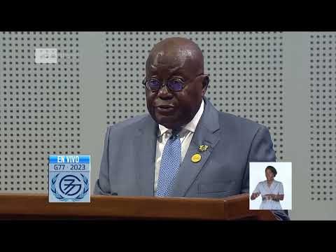 G77 | Ghana: Unidos debemos enfrentar los desafíos de la Humanidad