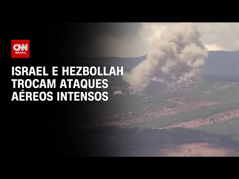 Israel e Hezbollah trocam ataques aéreos intensos | CNN PRIME TIME