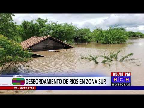 COPECO evacua varios ciudadanos en la zona sur a causa de los desbordamientos de ríos