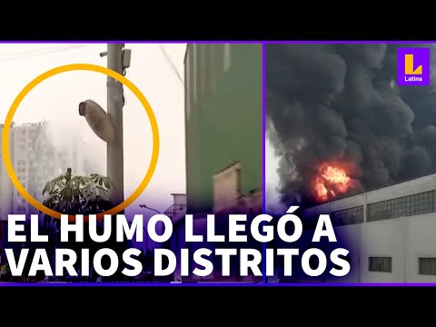 Incendio en El Agustino: Así quedaron los exteriores del almacén luego de que controlaran fuego