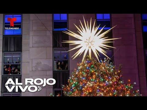 EN VIVO: New York sigue iluminada por el majestuoso árbol navideño del Rockefeller Center