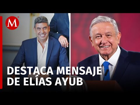 AMLO felicita al yerno de Slim tras su postura sobre la reforma judicial