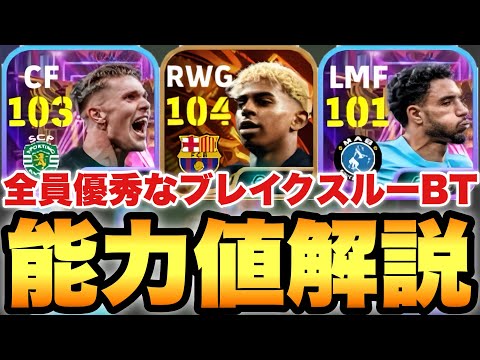 【超絶必見】全員優秀ブレイクスルー現役ビッグタイム,ショータイム能力値育成解説!!ブリッツヤマル!!【eFootballアプリ2025/イーフト】