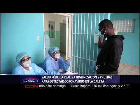 Salud Pública realiza higienización y pruebas para detectar coronavirus en La Caleta