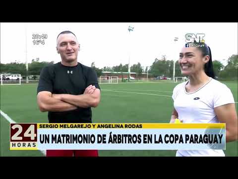Un matrimonio de árbitros en la Copa Paraguay