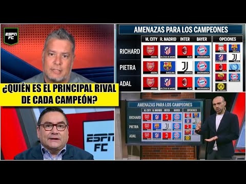 ATLÉTICO MADRID será la AMENAZA para REAL MADRID. Arsenal, duro adversario para MAN CITY | ESPN FC