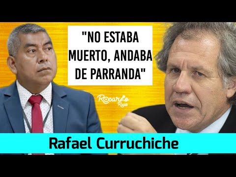Fiscal de la FECI Rafael Curruchiche encara a Luis Almagro y Desafía a la OEA.