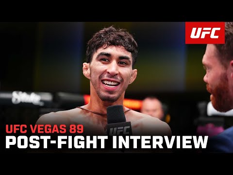 Fernando Padilla Post-Fight Interview | UFC Vegas 89