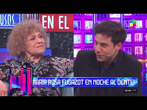 María Rosa Fugazot se pone AL DENTE y repasa su carrera, sus inicios y su presente