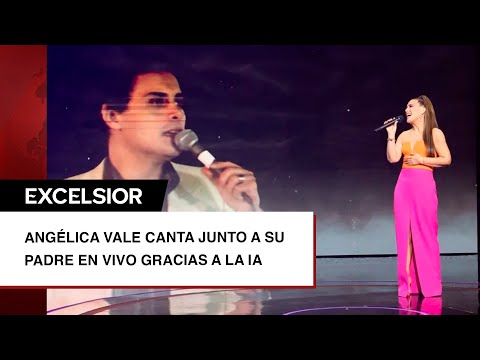 Angélica Vale canta junto a su padre Raúl Vale en vivo gracias a la inteligencia artificial
