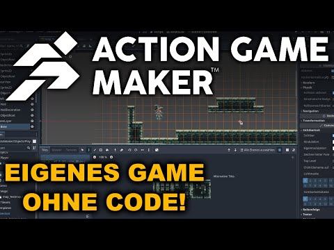 Action Game Maker ohne Programmieren! - LIVE