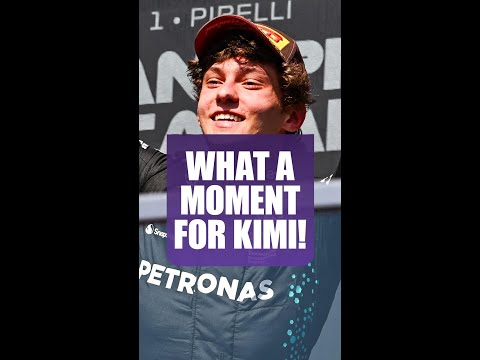 Kimi gak bakal lupain balapan ini! #canadiangp #kimiantonelli #mercedes #f1 #formula1 #shorts