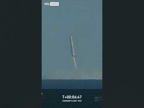 SpaceX Starship booster splashes down in water off Texas