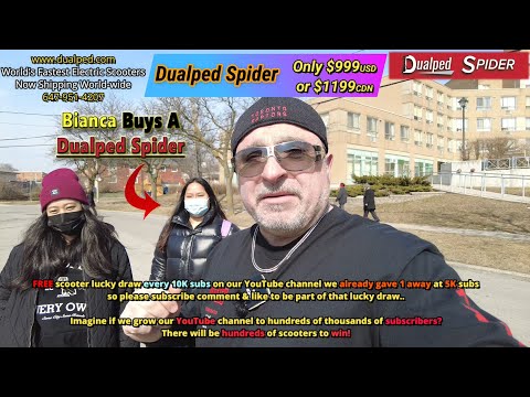 Bianca Buys A Dualped Spider and Loves It!