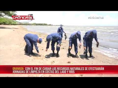 Lanzan en Granada campaña de limpieza en costas del Lago Cocibolca y ríos– Nicaragua