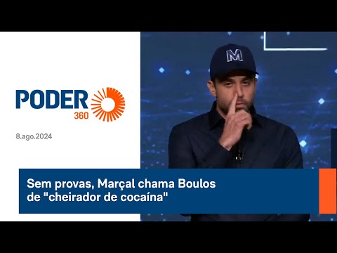 Sem provas, Marçal chama Boulos de cheirador de cocaína