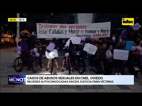 Casos de abusos sexuales en Cnel. Oviedo: mujeres autoconvocadas exigen justicia para víctimas