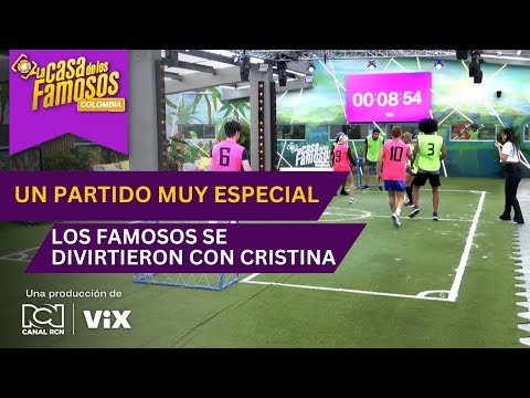 Cristina llegó a La casa de los famosos Colombia para divertir a los participantes