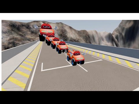 🚗💥 Big vs Small Cars #1 - Epic Jump Challenge in BeamNG.drive!  BeamngMars-tk