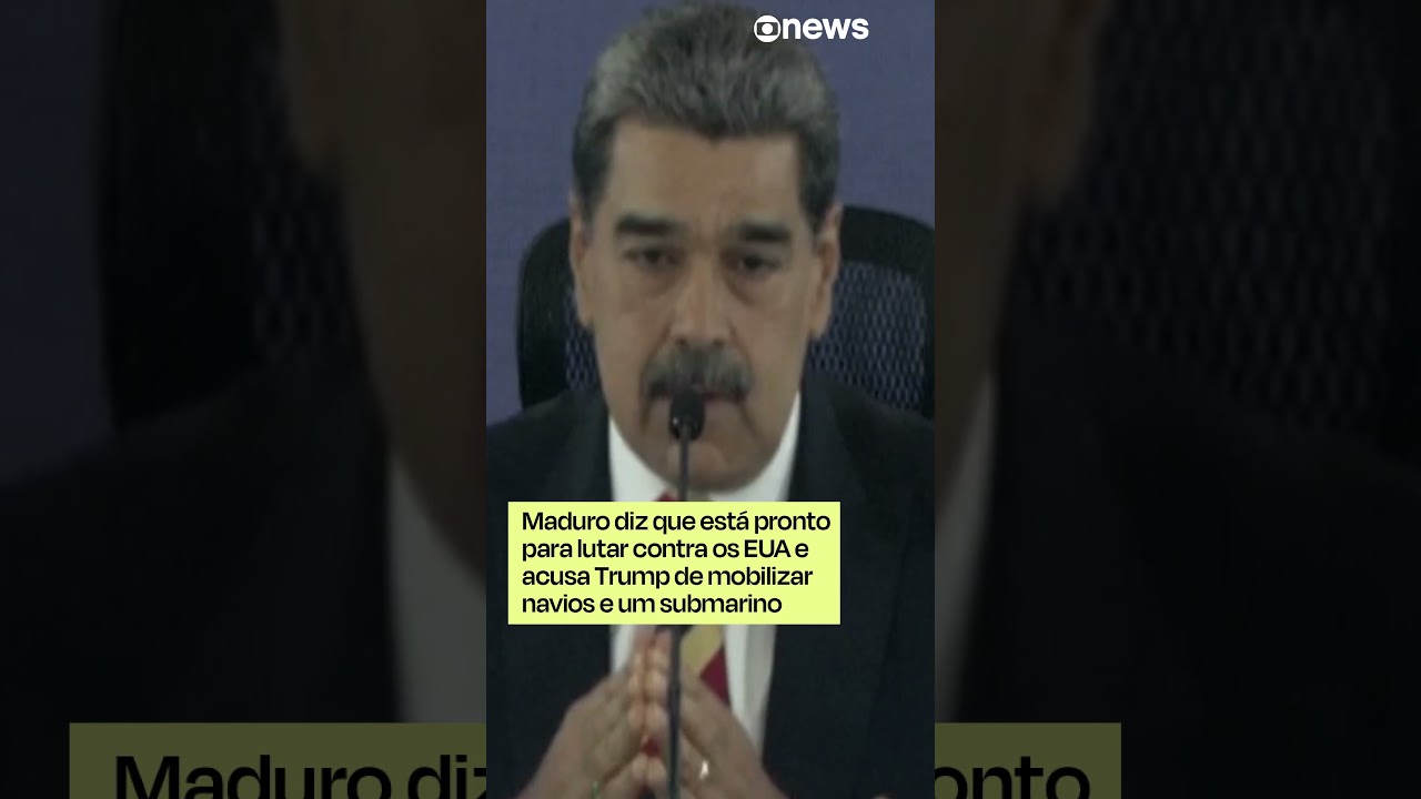 Maduro diz que está pronto para lutar contra os EUA