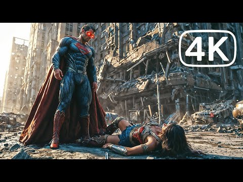 Superman Kill Wonder Woman Scene (4K Ultra HDR)