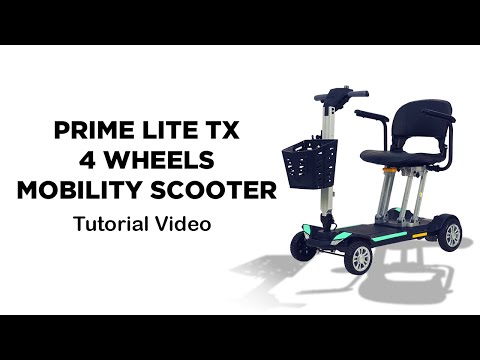Prime Lite TX Mobility Scooter | Tutorial Video