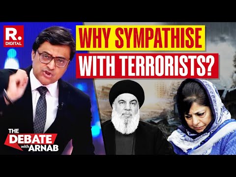 Nasrallah Dead in Beirut, Sympathisers In Srinagar | Israel Vs Hezbollah | Debate With Arnab