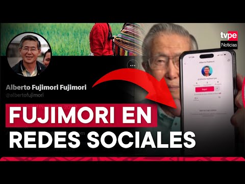 Alberto Fujimori anunció su regreso a las redes sociales