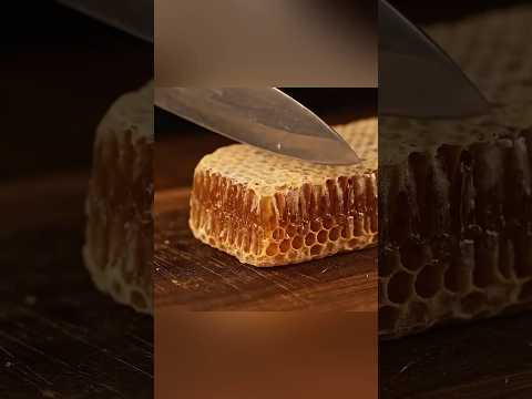 AI ASMR | The CRACKLE of a Frozen Honeycomb 🍯💎 #shorts #asmr