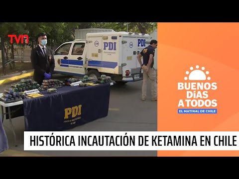 PDI realiza histórica incautación de ketamina en Chile | Buenos días a todos