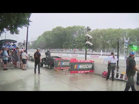 Bowman wraps up a spot in the NASCAR Cup Series playoffs with a win on a rainy Chicago street course