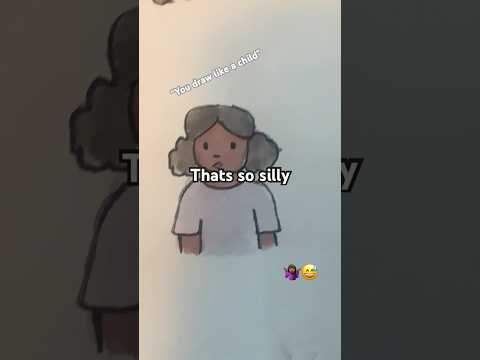 “You draw like a child” #art #youngartist #shorts #drawing #funny #watercolor #artist