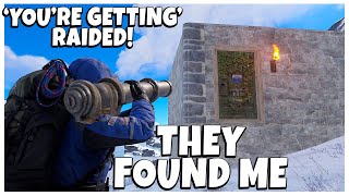 YouTube thumbnail for Oblivion's video titled 'They Finally Found My SECRET Solo Rust SNOW BASE...'