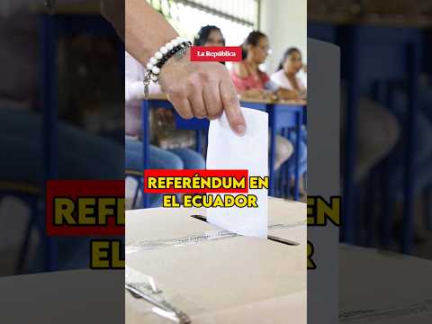 Referéndum en el ECUADOR propone reformas en la CONSTITUCIÓN #shorts