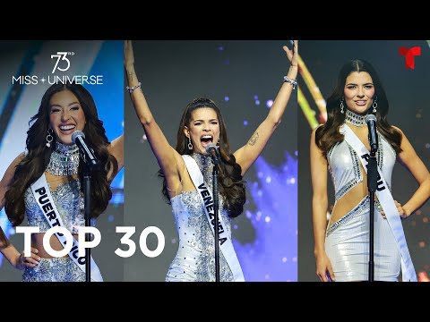 Miss Universo 2024 TOP 30: Miss Puerto Rico, Miss Cuba, Miss México, Miss Perú, Miss Argentina y más