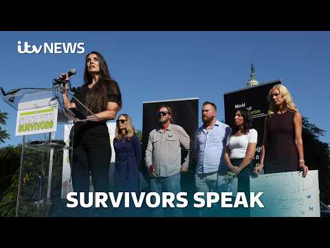 'We know their names': Epstein and Maxwell survivors call for all files to be released | ITV News