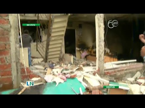 Una fuerte explosión destruye una vivienda en la cooperativa Mayaicu