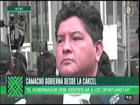 27012023   GOBERNADOR LUIS FERNANDO CAMACHO GOBIERNA DESDE LA CARCEL   BOLIVIA TV