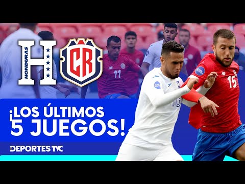 Honduras vs. Costa Rica en las últimas cinco competiciones de CONCACAF