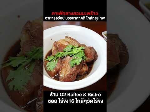 คาเฟ่กลางสวนมะพร้าวอาหารอร่อย