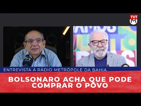 Lula diz que Bolsonaro subestima os brasileiros com auxílios 'eleitoreiros'