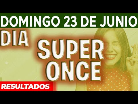 Resultado del sorteo Super Once Dia del Domingo 23 de Junio del 2024.