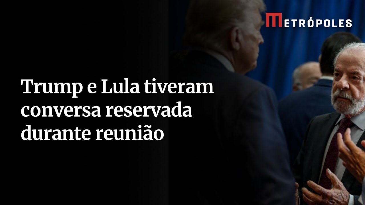Casa Branca divulga foto de Lula e Trump em conversa sem assessores durante reunião na Malásia