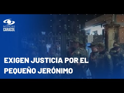 Protestas en Fusagasugá por muerte de Jerónimo Angulo