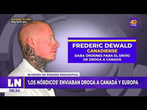 Capturan banda internacional de narcotráfico que enviaba droga a Canadá y Europa